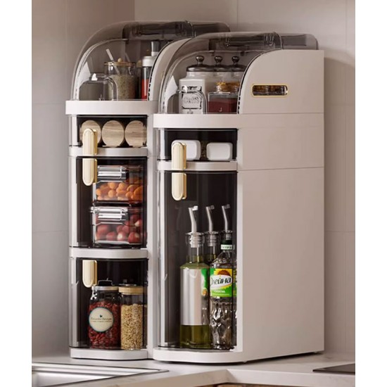 A versatile and functional storage cabinet, a must-have for organized spaces, ideal for bathroom, kitchen and toilet storage needs