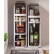 A versatile and functional storage cabinet, a must-have for organized spaces, ideal for bathroom, kitchen and toilet storage needs