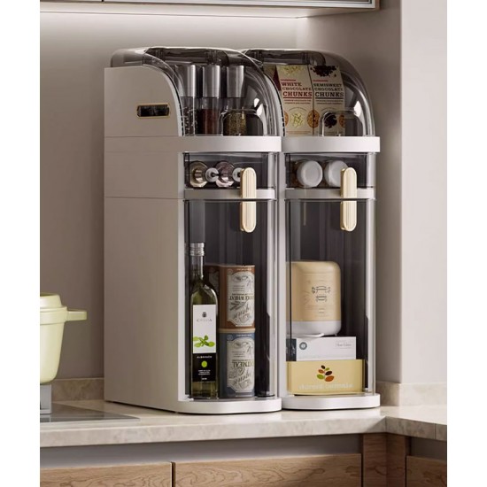 A versatile and functional storage cabinet, a must-have for organized spaces, ideal for bathroom, kitchen and toilet storage needs