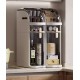 A versatile and functional storage cabinet, a must-have for organized spaces, ideal for bathroom, kitchen and toilet storage needs