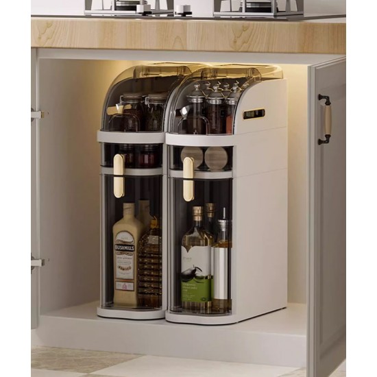 A versatile and functional storage cabinet, a must-have for organized spaces, ideal for bathroom, kitchen and toilet storage needs
