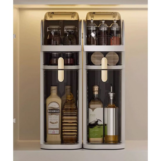 A versatile and functional storage cabinet, a must-have for organized spaces, ideal for bathroom, kitchen and toilet storage needs
