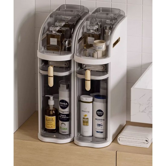 A versatile and functional storage cabinet, a must-have for organized spaces, ideal for bathroom, kitchen and toilet storage needs