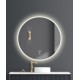Simple and modern smart silver mirror with light ledwall-mounted light mirror explosion-proof bathroom mirror