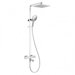 Thermostatic bath shower set, full copper faucet, shower bath shower set