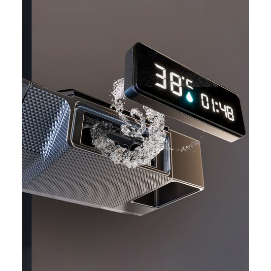 Shower set with digital display and constant temperature