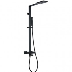 Square brass shower faucet for bathroom