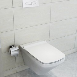 Wall-mounted smart toilet seat, hidden water tank, duravit wall-mounted toilet, ceramic material 