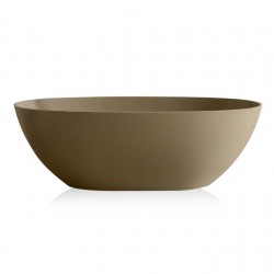 Stone bathtub water bath for adults, artificial beautiful stone one piece molded bathtub, deep bath tub
