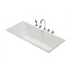 Bathtub with slim edge design, rectangular shaped small luxury bathtub