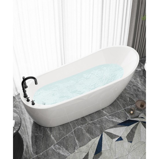 Acrylic bathtub, adult bathroom bathtub, popular freestanding integrated European style large bathtub
