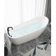 Acrylic bathtub, adult bathroom bathtub, popular freestanding integrated European style large bathtub