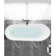 Acrylic bathtub, adult bathroom bathtub, popular freestanding integrated European style large bathtub