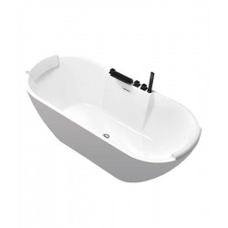 European style acrylic bathtub, thin edged trouble free bathtub for adults, independent insulation, modern standard bathtub