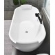European style acrylic bathtub, thin edged trouble free bathtub for adults, independent insulation, modern standard bathtub