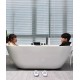 European style acrylic bathtub, thin edged trouble free bathtub for adults, independent insulation, modern standard bathtub