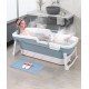 Bathtub, adult foldable bathroom household artifact, thickened large heat insulation bathtub