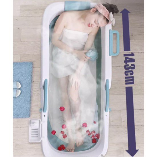Bathtub, adult foldable bathroom household artifact, thickened large heat insulation bathtub