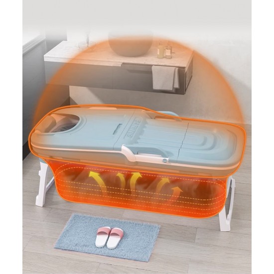 Bathtub, adult foldable bathroom household artifact, thickened large heat insulation bathtub