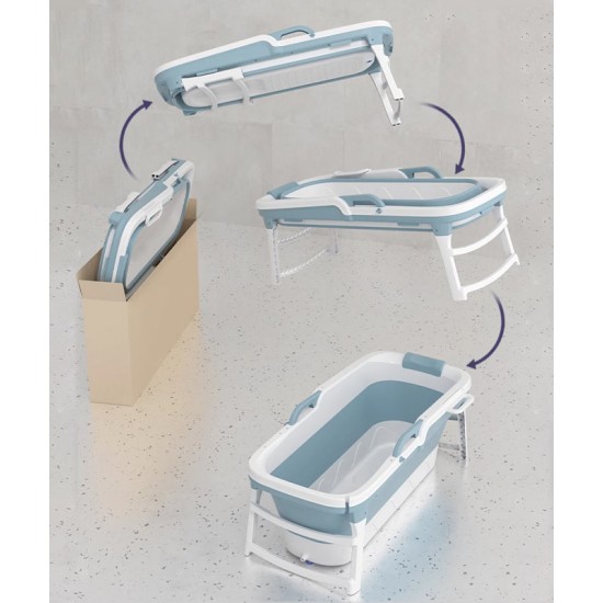Bathtub, adult foldable bathroom household artifact, thickened large heat insulation bathtub