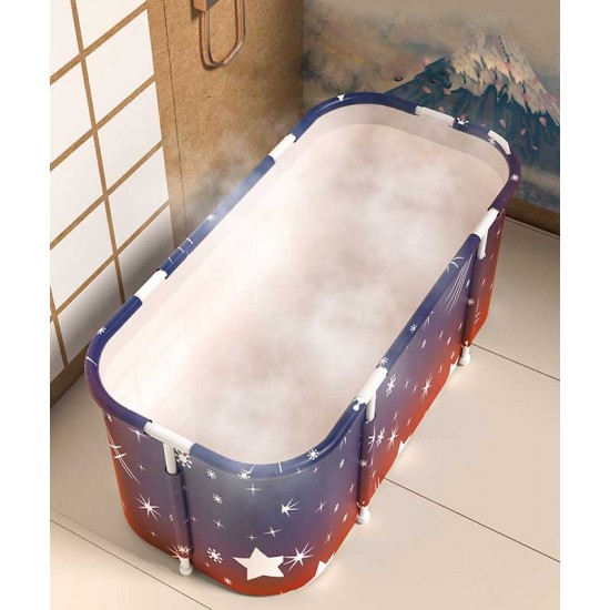 Household bathtub bucket, folding bath bucket for adults and children, thickened bathtub for two