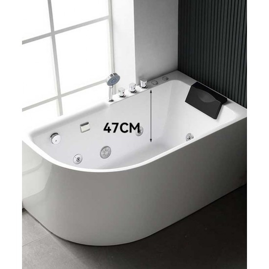 Additionally, water jets and massage functions can alleviate health problems such as muscle and joint pain