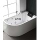 Additionally, water jets and massage functions can alleviate health problems such as muscle and joint pain