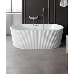 European-style acrylic home bathtub, double deepening isolation bathtub, simple bathroom decoration combination