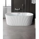 European-style acrylic home bathtub, double deepening isolation bathtub, simple bathroom decoration combination