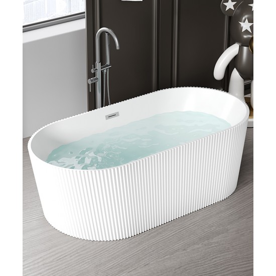 European-style acrylic home bathtub, double deepening isolation bathtub, simple bathroom decoration combination