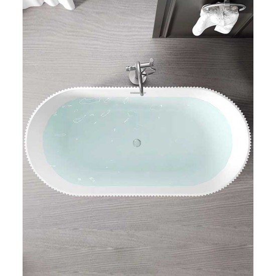European-style acrylic home bathtub, double deepening isolation bathtub, simple bathroom decoration combination