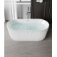 European-style acrylic home bathtub, double deepening isolation bathtub, simple bathroom decoration combination