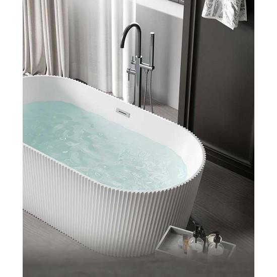 European-style acrylic home bathtub, double deepening isolation bathtub, simple bathroom decoration combination