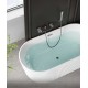 European-style acrylic home bathtub, double deepening isolation bathtub, simple bathroom decoration combination