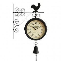 Double sided creative wall clock  wall decoration Retro clock