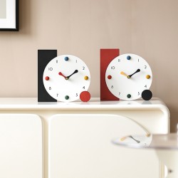 Simple colorful clock, clock decor for living room, bedroom and children room, design that will add new colors to your home