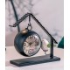 Creative silent clock decor, tabletop simple clock, kids and bedroom ornament
