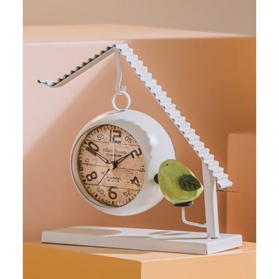 Creative silent clock decor, tabletop simple clock, kids and bedroom ornament