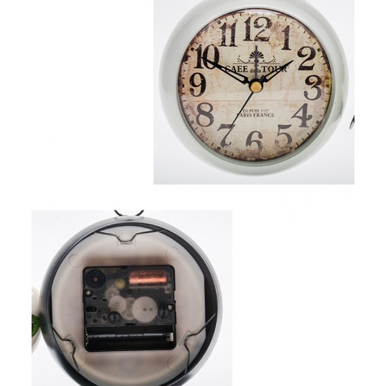Creative silent clock decor, tabletop simple clock, kids and bedroom ornament
