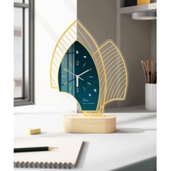 Clock ornament home decoration living room desktop tv cabinet decoration creative light luxury high-end table clock