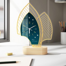 Clock ornament home decoration living room desktop tv cabinet decoration creative light luxury high-end table clock
