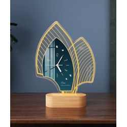 Clock ornament home decoration living room desktop tv cabinet decoration creative light luxury high-end table clock
