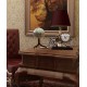 European style silent table clock Home decoration retro bedside clock