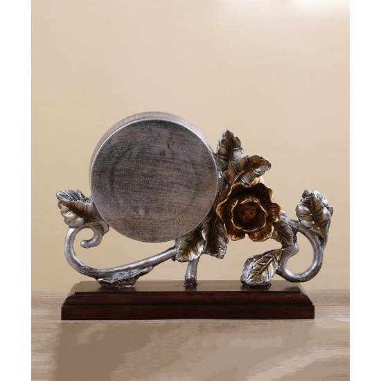 European style silent table clock Home decoration retro bedside clock
