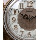 European style silent table clock Home decoration retro bedside clock