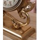 European style silent table clock Home decoration retro bedside clock