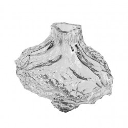 Decorative glass vase, enhancing floral arrangements with sophistication, attractive decorative ornaments