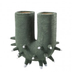 Nordic new and unique frosted ceramic vase, decoration model living room flower vase decoration crafts