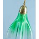 Nordic minimalist stained glass hanging line bedside lamp, post-modern creative bedroom restaurant lamp, small chandelier