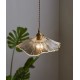 Nordic minimalist stained glass hanging line bedside lamp, post-modern creative bedroom restaurant lamp, small chandelier